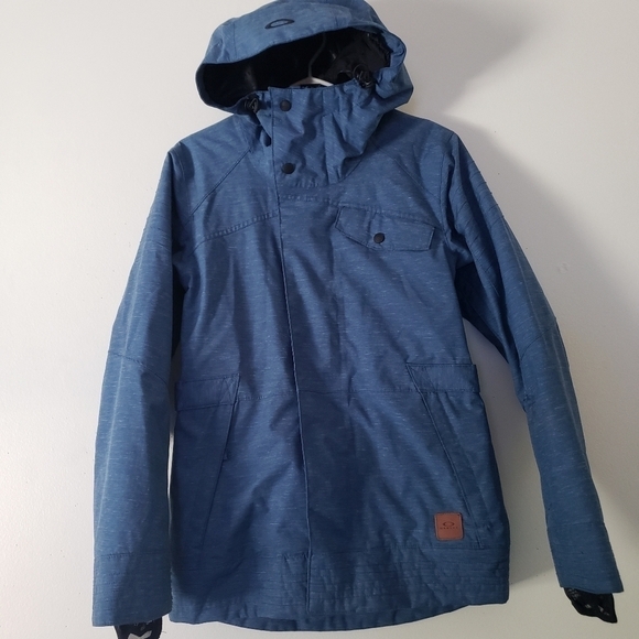 Oakley Women's Showcase BZI Jacket In Blue Shade - Picture 7 of 13